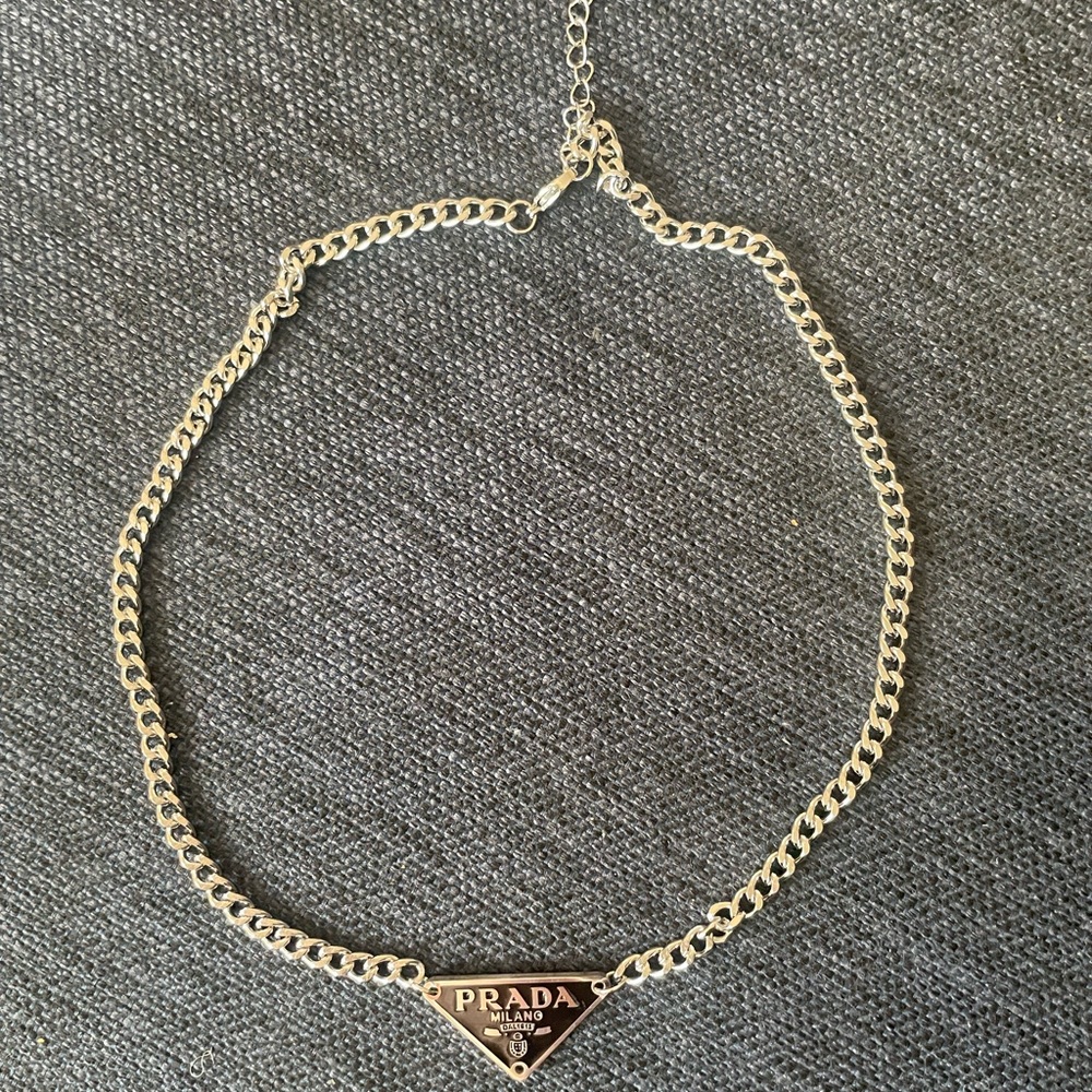 Black prada necklace (fashion inspired)